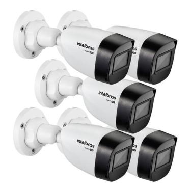 Imagem de KIT 05 CÂMERA BULLET INTELBRAS VHD 1130 B G6 720p 2.8mm