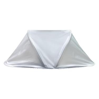 Imagem de Protetor solar para assento de motocicleta, protetor de proteção dobrável antiderrapante à prova d'água para scooter de rua, passeio, quadriciclo, cruiser, bicicleta, ao ar livre