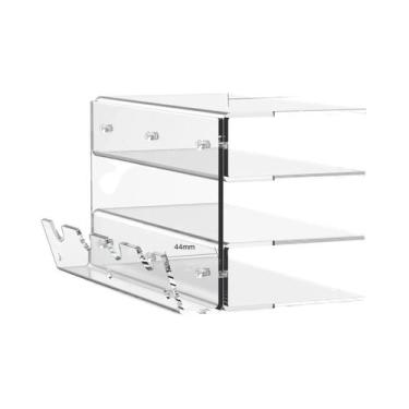 Imagem de Suporte Ergonômico De Acrílico Transparente De 3 Camadas Para Teclado 