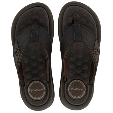 Imagem de Chinelo de Dedo Masculino Macio Tira Larga Conforto Cartago