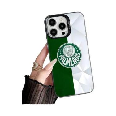 Imagem de Capa Verde Para iPhone Apple 11 12 13 14 15 16 pro Max plus Com Design