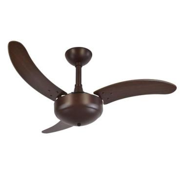 Imagem de Ventilador de Teto Infinity Commerce Marrom 3 Pás Mdf Tabaco 220V 2006
