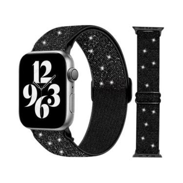 Imagem de Pulseira Ajustável De Nylon Elástico Solo Loop Para Apple Watch 49mm 4