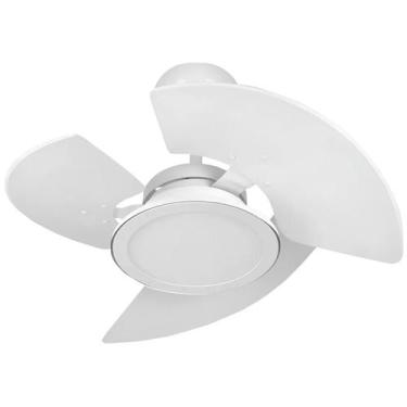 Imagem de Ventilador De Teto Tron Aventador Turbo Led Branco 3 Pás Mdf 130w 750m
