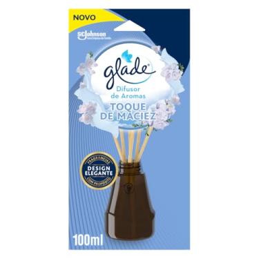 Imagem de Glade Aromatizador de Ambiente, Difusor Aroma Toque de Maciez, 100ml e 6 Varetas
