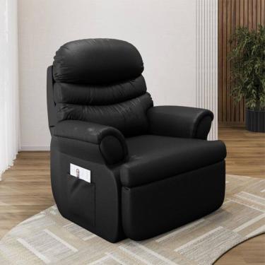 Imagem de Poltrona do Papai Reclinavel Premium Dallas Corino Just Time