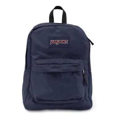 Imagem de Mochila JanSport Superbreak Azul Marinho em Poliéster