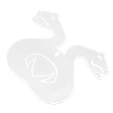 Imagem de Molde de prateleira em vaso, molde de silicone Molde em forma de cobra Placa redonda para suporte de exposição de joias para suporte de gato para castiçal