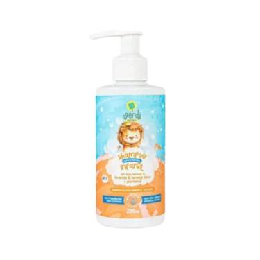 Imagem de Shampoo Infantil Vegano Ingredientes Naturais Óleos Essenciais Laranja