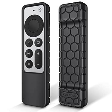 Imagem de Fintie Capa protetora para Apple TV Siri Remote 2021 2022 - Honey Comb leve, antiderrapante, à prova de choque, capa de silicone para Apple TV 4K / HD Siri Remote Controller (2ª geração/3ª geração),