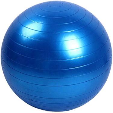Imagem de Bola para Pilates exercícios 65cm suporta até 150kg GT351-BL Azul - Lorben