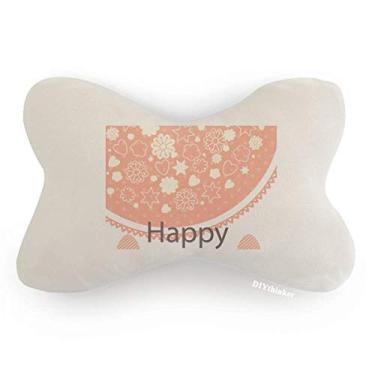 Imagem de DIYthinker Almofada de apoio de cabeça para decoração de pescoço com flor de ovo colorida e fofa, festival Happy Easter