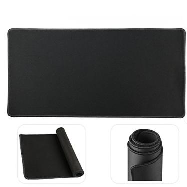 Imagem de Mouse pad Cmhoo GG de borracha antiderrapante com bordas costuradas, tapete de mouse estendido com uma superfície texturizada otimizada | 90 cm x 40 cm x 0,25 cm, 70*30 Chunse Black