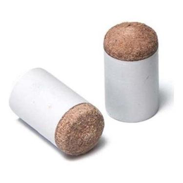 Imagem de 2 Peças Ponteira Com Sola Couro Ponta Taco De Sinuca Bilhar