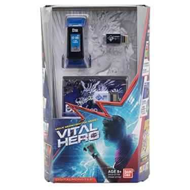 Imagem de BANDAI NAMCO Entertainment Vital Hero Digimon - Azul - Pulseira Interativa de Fitness - Rastreador de Atividades - Azul
