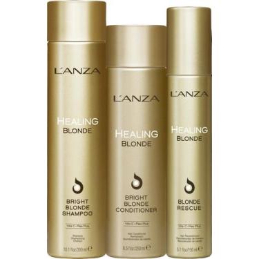 Imagem de Kit Lanza Healing Blonde Bright Shampoo Cond E Blonde Rescue - L'anza