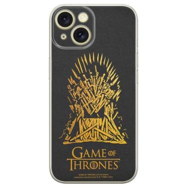 Imagem de ERT GROUP Capa de celular para iPhone 15 original e oficialmente licenciada Game of Thrones padrão 011 perfeitamente adaptada à forma do celular, capa feita de TPU