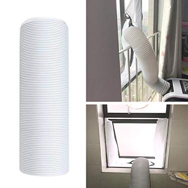 Imagem de Mangueira de ar condicionado portátil, mangueira de escape universal de ar condicionado com 13 cm de diâmetro, mangueira de exaustão CA de 1,5 m, rosca no sentido horário, mangueira de ventilação CA