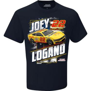 Imagem de Camiseta Chase Elliott #9 NASCAR 2024 NAPA Stars and Stripes Patriotic Classic Navy, Joey Logano - Concha, G