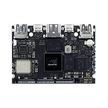 Imagem de Khadas Mini ARM PC Desktop Computer RK3588S SoC CPU de 8 núcleos e GPU de 4 núcleos, 6 tops NPU, pequeno computador de mesa compacto portátil 16GB RAM + 64GB 8K HD Display e decodificador, 4K UI e