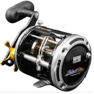 Imagem de Carretilha Pesca Perfil Alto Black Max 30 Marine Sports