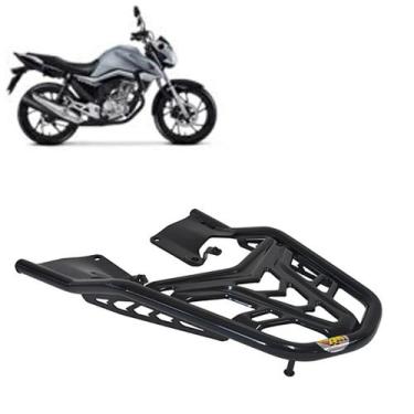 Imagem de Bagageiro Titan 160 2018 2019 2020 Curto Preto Vision - MA Motos