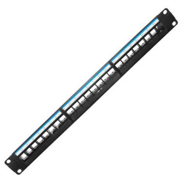 Imagem de Patch Panel 24 Portas Descarregado com Guia Organizadora Empty - Pier 