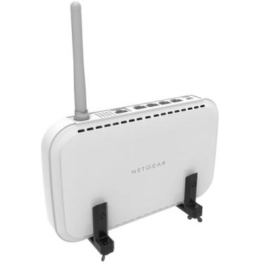 Imagem de Suporte De Parede Vertical Compatível com Roteador Modem Ajustável - A