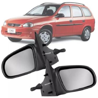 Imagem de Retrovisor Corsa Wagon 1998 1999 2000 2001 2002  C/ Controle - Univers