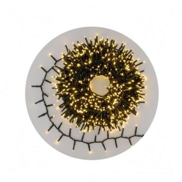 Imagem de CORDÃO 1000 LEDS COM STROBO 31v 90 METROS PROVA D'AGUA FIO VERDE - Nov