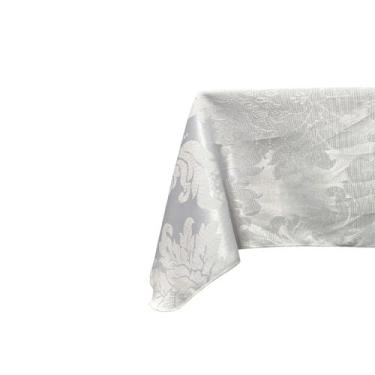 Imagem de Toalha de Mesa Retangular 6 e 8 Lugares Jacquard Medalhão - milleniade