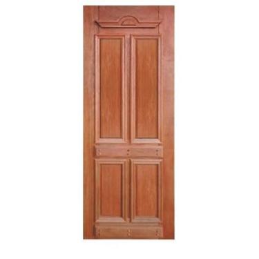 Imagem de Porta de Entrada Maciça Duquesa - Madeira, 2,10 m (altura) x 1,32 m (l
