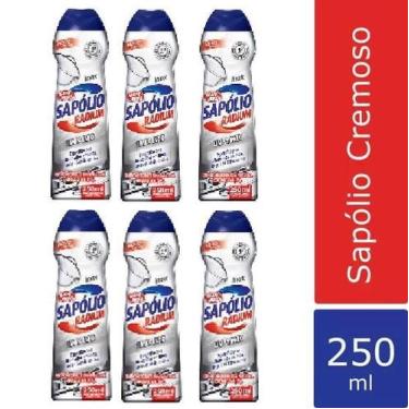 Imagem de Kit 6 Sapólio Radium Limpa Brilha Inox Não Risca 250ml Cada - Bom Bril