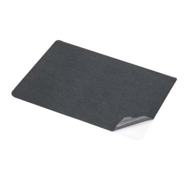 Imagem de Rebower 4 peças de remendos de ferro, reparo de tecido jeans para reparo de roupas, jaqueta, bolsa, guarda-sol, sofás, tendas, espreguiçadeiras, 20 x 28 cm, preto