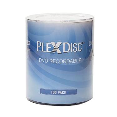 Imagem de PlexDisc Disco de Mídia Gravável com Logotipo Da Marca Dvd-R 4,7 Gb 16X - 100 Discos (Sem Contêiner) Ffp 632-817-Bx