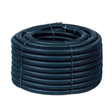 Imagem de Mangueira Corrugada Eletroduto 3/4'' C/ Guia Preto 50 Metros - Kulpa