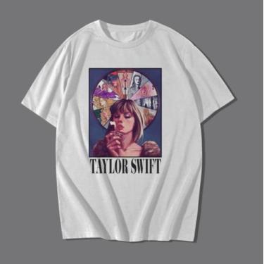 Imagem de Camiseta Unissex Taylor Swift The Eras Tour Novidade Camisa Algodão - 