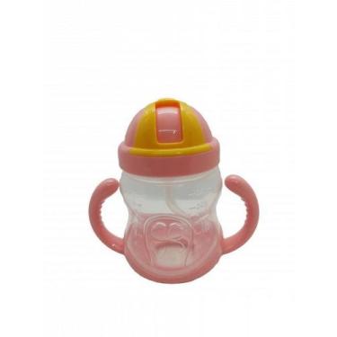 Imagem de Garrafinha Para Criança Com Canudo De Silicone Água Suco - Smart Baby,