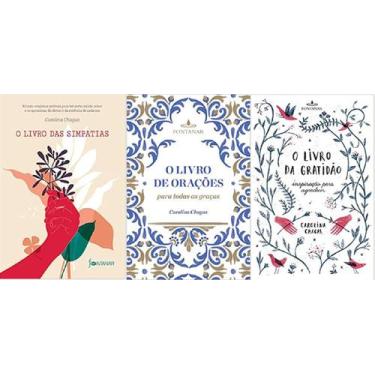 Imagem de KIT 3 LIVROS CAROLINA CHAGAS O livro das simpatias Rituais, orações + 