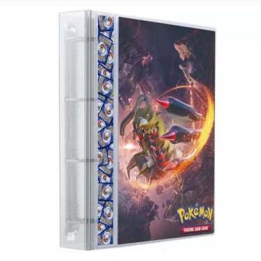 Imagem de Pasta Fichário Álbum Cristal Cartas Cards Pokémon Giratina com 10 Folh