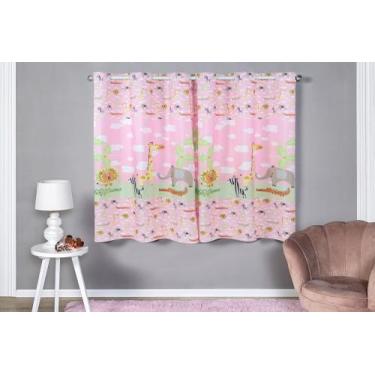 Imagem de Cortina Temática Para Meninas Infantil  2m x 1,5m - Harumi Enxovais, S