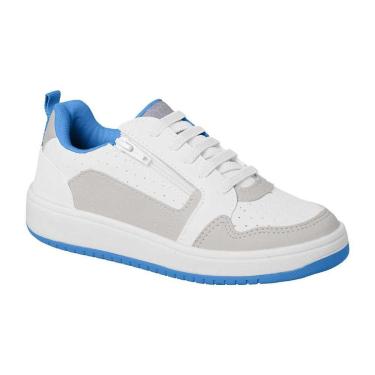 Imagem de Sapatênis Infantil Yep Carinho Branco Azul Camin 3574-552JU-Masculino