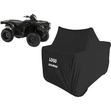 Imagem de Capa Resistente Para Quadriciclo Honda FourTrax Foreman - Mz, Preto