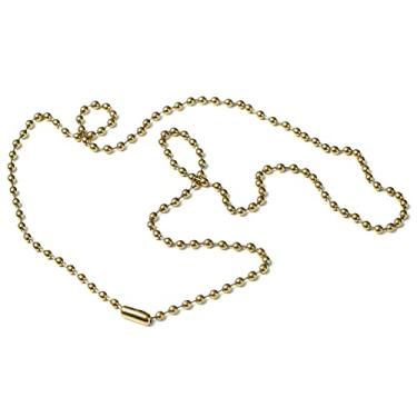 Imagem de Corrente de titânio puro, colar de bola de prata para mulheres, à prova de ferrugem, ajustável, decorativo, com linda embalagem, 24inch