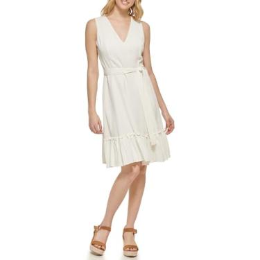 Imagem de Tommy Hilfiger Caimento feminino e flare, Marfim, 50