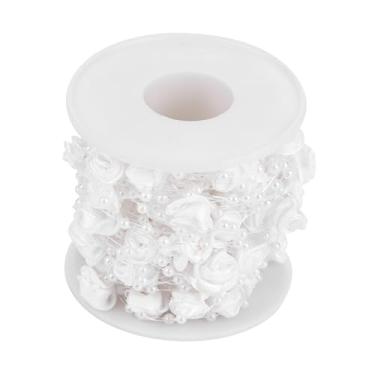 Imagem de Rose Pearl Garland St DIY W Decoração 0m e - Artificial Pearl Beads Wire St para W Party Decor, Pearl Bead St para Fixação e Decoração de Casa (Acouto0mpi3uh2t7-01)