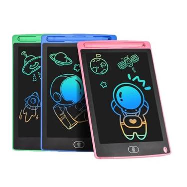 Imagem de Kit 02 Lousa Mágica Tela Lcd 8.5 Polegadas Infantil De Escrever E Desenhar Tablet