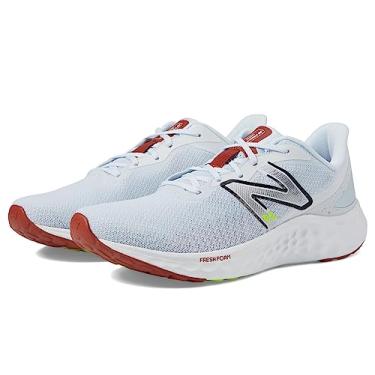Imagem de New Balance Fresh Foam Arishi V4 Tênis de corrida masculino, Quartzo cinza/vermelho tijolo, 10.5 X-Wide