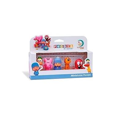 Imagem de Bonecos Turma do Pocoyo Miniatura Dedoches de Vinil.