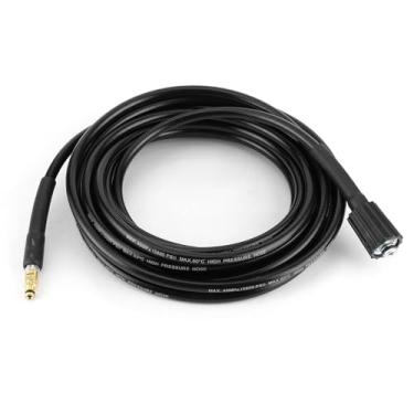 Imagem de Mangueira para Lavadora de Carro Karcher K2 K3 K4 K5, Tubo de Borracha de Limpeza de água de Alta Pressão 40MPa/5800PSI, Dreno e Desbloqueador de Tubos (AYNEFY0gun94z2k6-14)